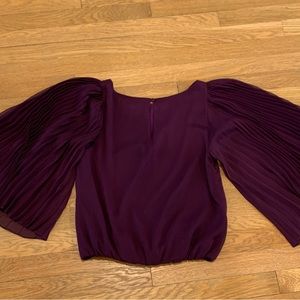 Beautiful plum blouse from Alice and Olivia